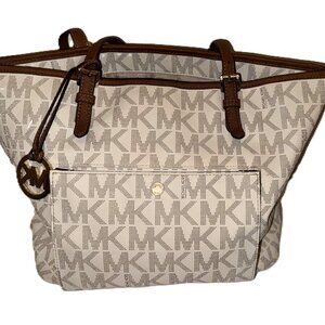 Mercer Large Logo Accordion Tote Bag with wallet set